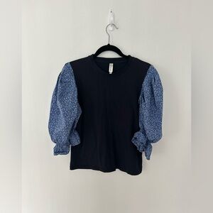 Love is statement shoulder top